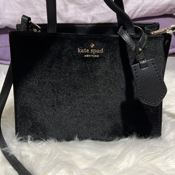 Kate spade velvet satchel - Picture 2 of 9